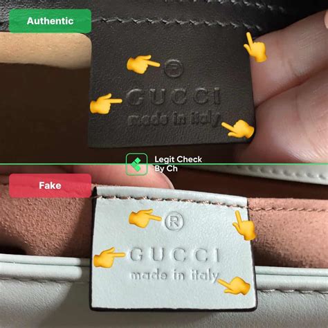 authentic vs real gucci.